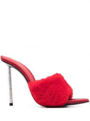Papuci tip mules Le Silla roșu