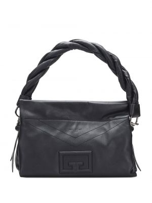Usnjena nakupovalna torba Givenchy Pre-owned črna