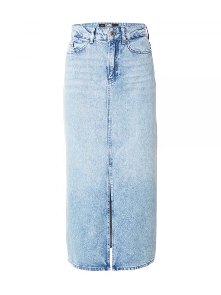 Džínsová sukňa Karl Lagerfeld modrá