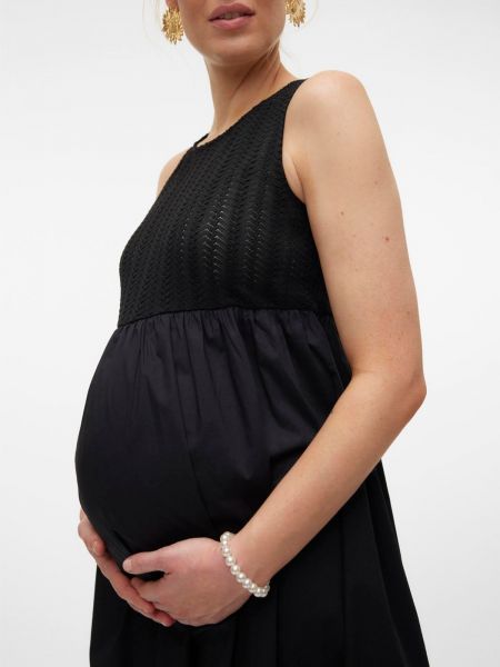 Egyenes ruha Vero Moda Maternity fekete
