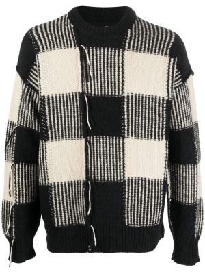 Obrabljen pulover s karirastim vzorcem Isabel Benenato
