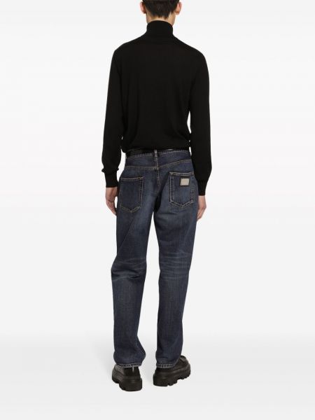 Jeans skinny slim fit di cotone Dolce & Gabbana blu