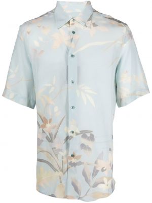 Camicia a fiori Etro blu