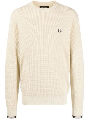Puloverel cu broderie din bumbac Fred Perry