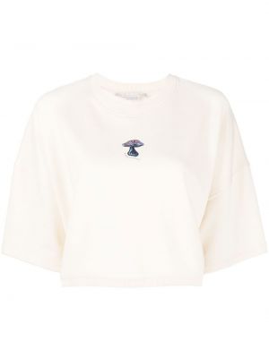 Brodert topp Stella Mccartney hvit