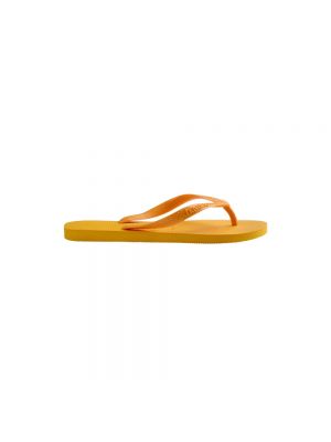 Sandales en cuir Havaianas jaune