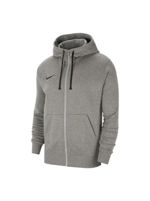 Fleecová bunda Nike sivá
