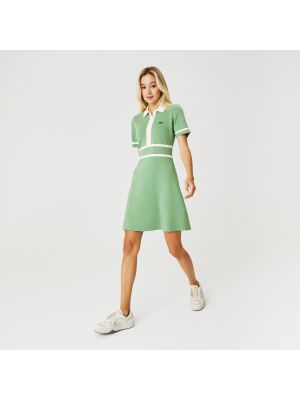 Зеленое платье Lacoste