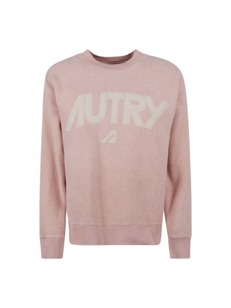 Sweatshirt mit rundhalsausschnitt Autry pink