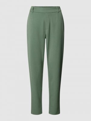 Spodnie slim fit Vila zielone
