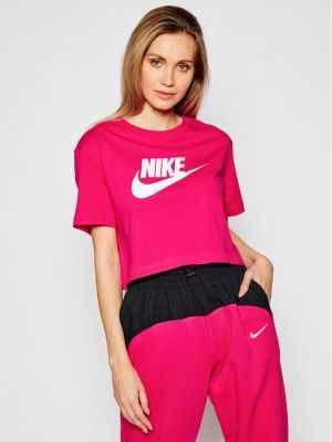 Relaxed топ Nike розово