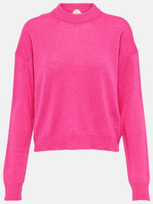 Volneni pulover iz kašmirja Jardin Des Orangers roza