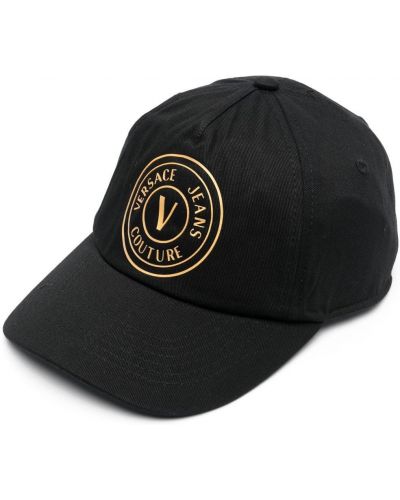 Trykt cap Versace Jeans Couture svart