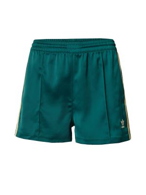 Pantaloni cu talie înaltă Adidas Originals verde