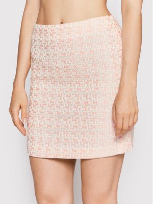 Mini suknja od tvida Na-kd ružičasta