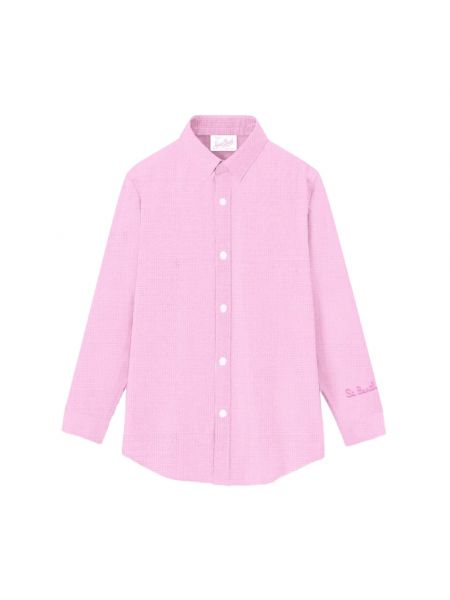 Bluse mit stickerei Mc2 Saint Barth pink