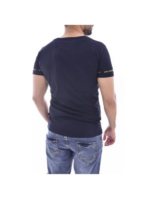 Camiseta de algodón Goldenim Paris azul