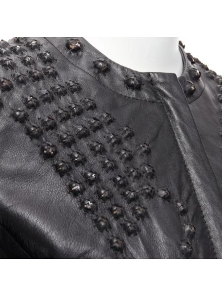 Chaqueta de cuero Givenchy Pre-owned negro