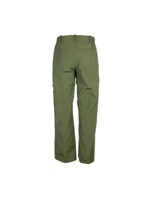 Pantalones rectos de cuero Andersson Bell verde