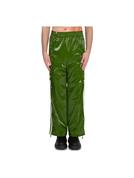 Proste spodnie eleganckie Doublet zielone