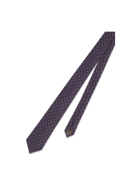 Cravate à fleurs Church's violet