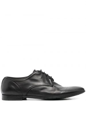 Обувки в стил дерби с връзки с дантела Premiata черно