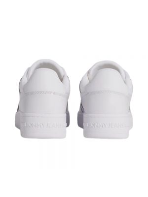 Calzado de cuero Tommy Jeans blanco