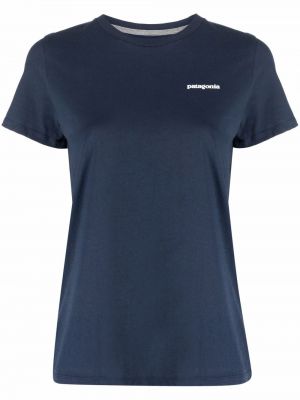 Camiseta con estampado Patagonia azul