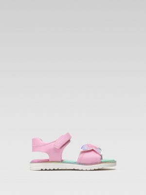 Kožené sandály z imitace kůže Disney Princess růžové