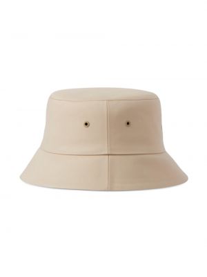 Mütze mit print Burberry beige