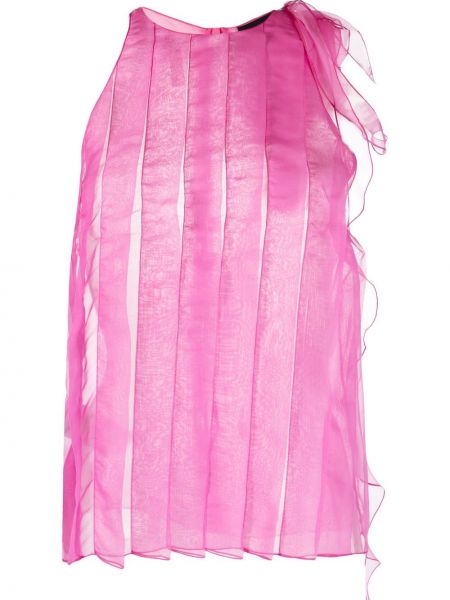 Блузка без рукавов Giorgio Armani, розовая