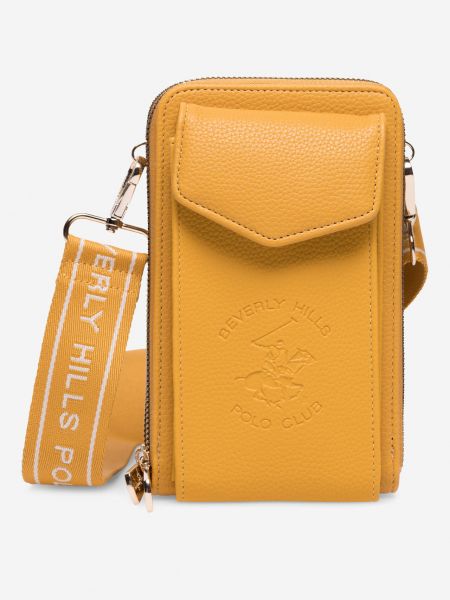 Чанта през рамо Beverly Hills Polo Club жълто