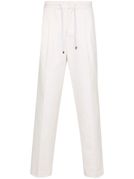 Pantalon slim Brunello Cucinelli blanc