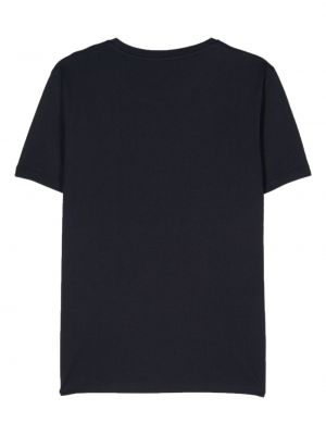 T-shirt brodé en coton Dondup bleu