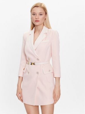 Κοκτέιλ φόρεμα Elisabetta Franchi ροζ