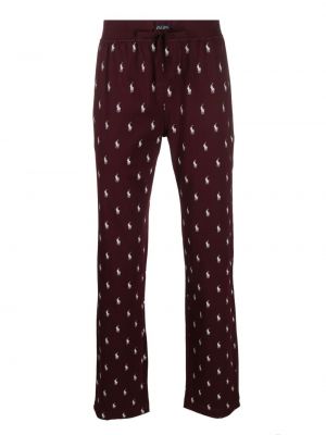 Pantaloni din bumbac Polo Ralph Lauren roșu