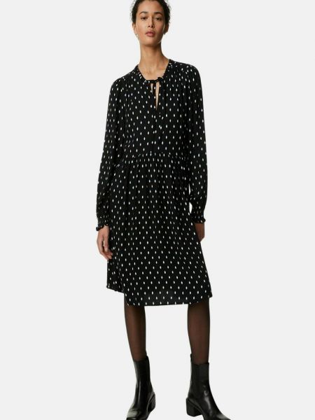 Платье мини с принтом свободного кроя Marks & Spencer черное