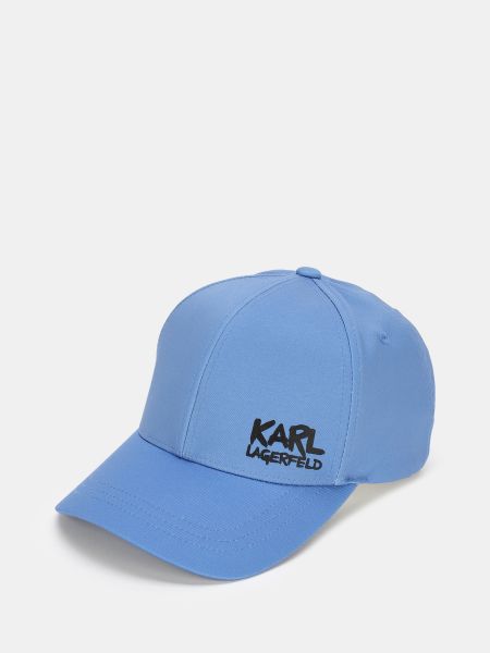 Голубая кепка Karl Lagerfeld