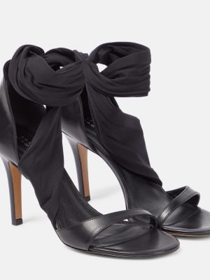 Кожаные сандалии Isabel Marant черные