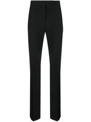 Hedvábné rovné kalhoty Tom Ford černé