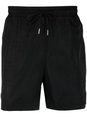 Trykt shorts Calvin Klein svart