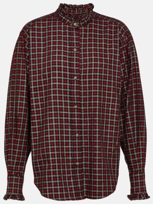 Camisa de algodón Marant Etoile rojo