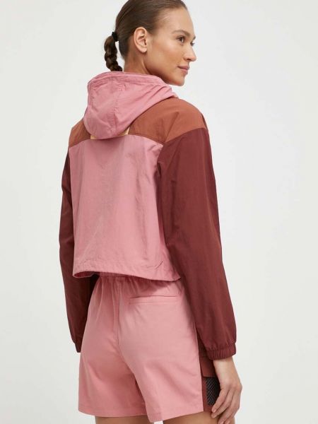 Oversized rövid kabát Columbia rózsaszín