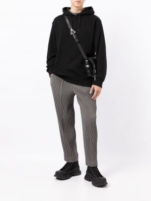 Sudadera con capucha con estampado Yohji Yamamoto negro