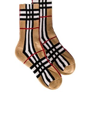 Ponožky Burberry, béžová