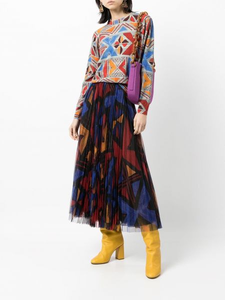 Falda con estampado abstracto Stella Jean