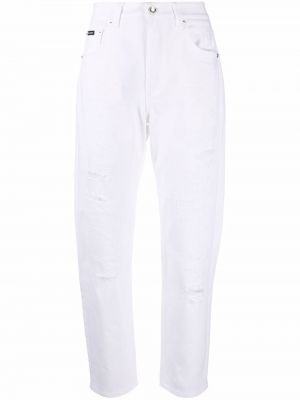 Straight leg jeans Dolce & Gabbana bianco