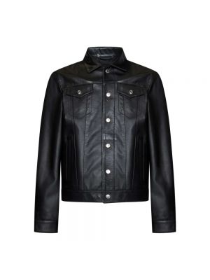 Kurtka skórzana Dsquared2 - Сzarny