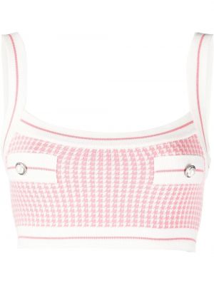 Crop top Alessandra Rich rosa