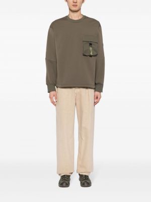 Džersis džemperis su kišenėmis Spoonyard žalia